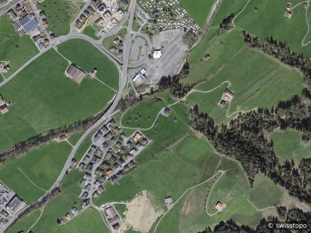 Luftbild: das Gebiet