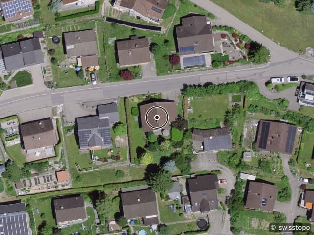Luftbild Steigstrasse 9, Oberhelfenschwil
