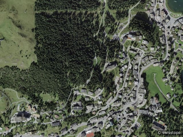 Luftbild: das Gebiet