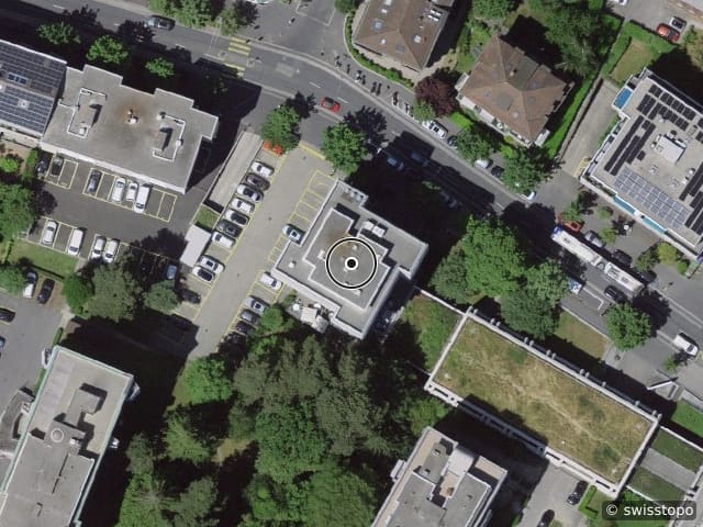 Luftbild Avenue de Cour 61, Lausanne
