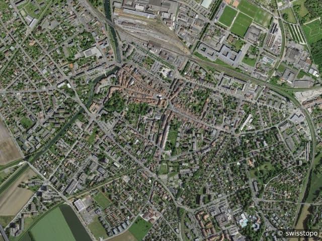 Luftbild Yverdon-les-Bains