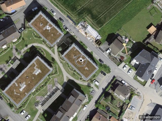 Luftbild Oberer Freiburgweg 25, Gümligen