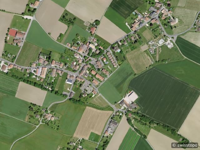 Luftbild Jussy