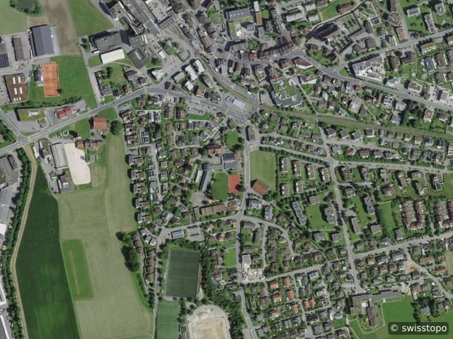 Luftbild: das Gebiet