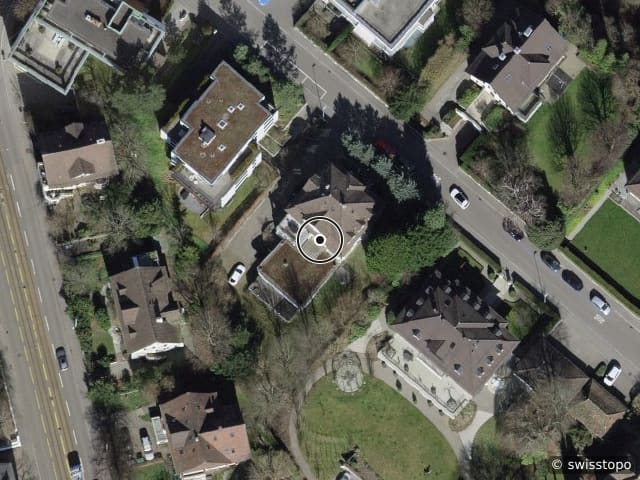 Luftbild Toblerstrasse 80, Zürich