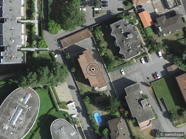 Luftbild der Lage – Via al lido 6, 6817 Maroggia