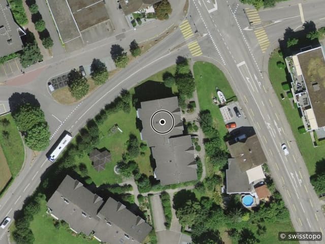 Luftbild der Lage – Altachenstrasse 1, 4800 Zofingen