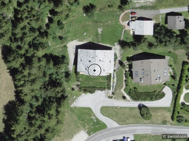 Luftbild Route des Barzettes 27, Crans-Montana