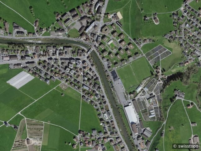 Luftbild Landsgemeindestrasse 18-22, Schwyz