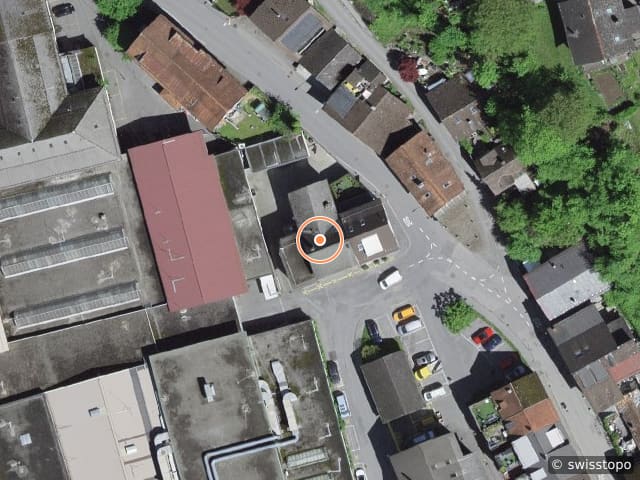 Luftbild Kronenplatz 4, Glarus