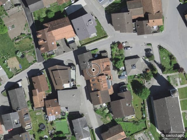 Luftbild Vordergasse 5, Untervaz