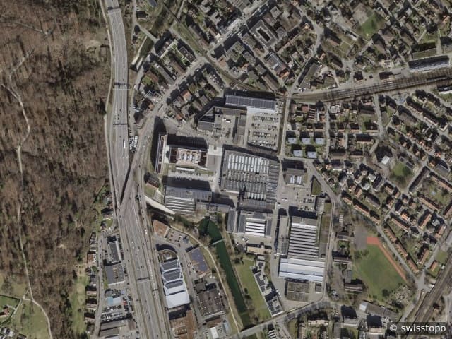 Luftbild: das Gebiet