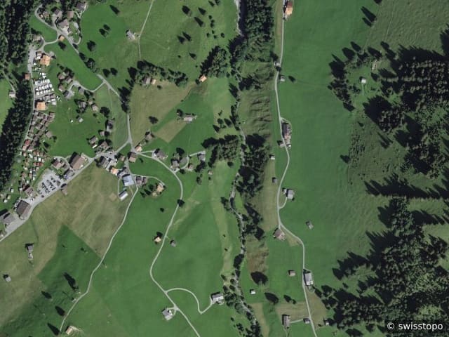 Luftbild: das Gebiet