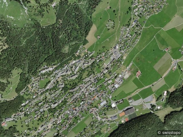 Luftbild Leysin