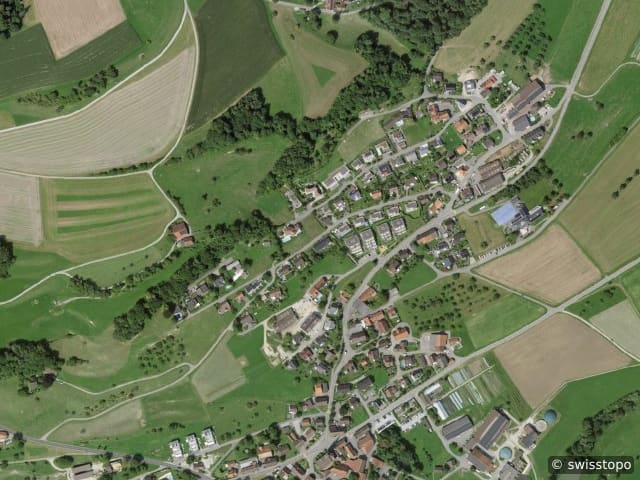 Luftbild: das Gebiet