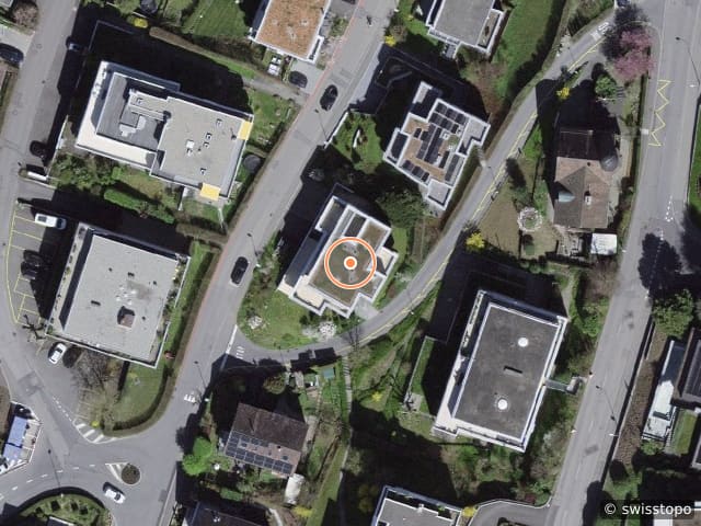 Luftbild der Lage – Oberleh 1, 6300 Zug