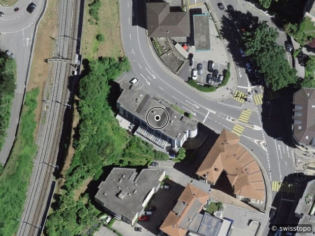 Luftbild Via Antonio Riva 3, Lugano