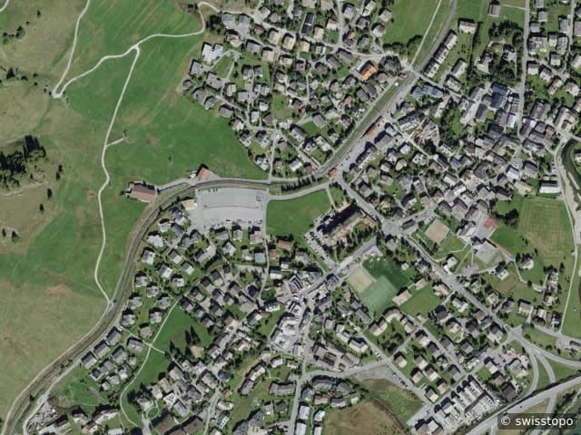 Luftbild der Lage – 7505 Celerina/Schlarigna
