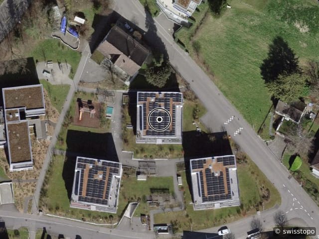 Luftbild der Lage – Leisibüelstrasse 173, 8708 Männedorf