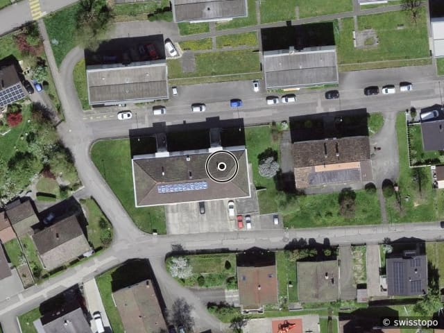 Luftbild der Lage – Bel-Air 31, 2740 Moutier
