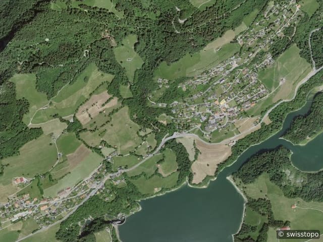 Luftbild Crésuz