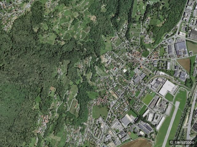 Luftbild Bioggio