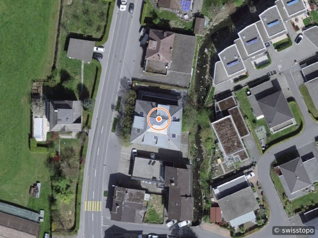 Luftbild Landstrasse 25, Glarus Nord