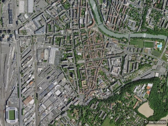 Luftbild Carouge