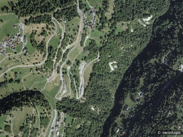 Luftbild Hérémence