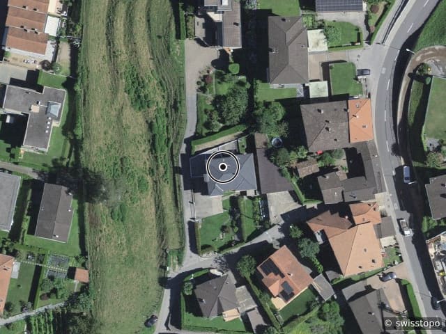 Luftbild Via Corte 14, Pregassona