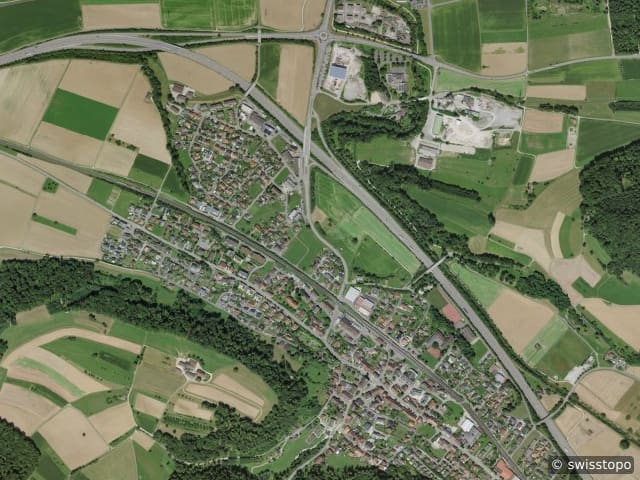 Luftbild Eiken