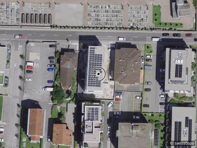 Vista aerea della posizione – Via Vallemaggia 21, 6600 Locarno