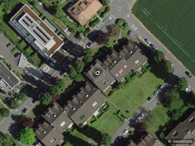 Luftbild Route de Base 85, Perly-Certoux
