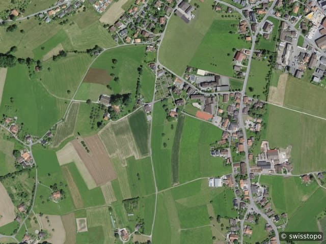 Luftbild: das Gebiet