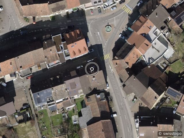 Luftbild Bahnhofstrasse 2, Hallau