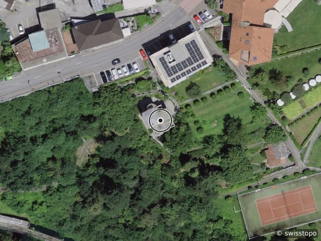 Luftbild Via Santuario 6, Orselina, Locarno, Lago Maggiore