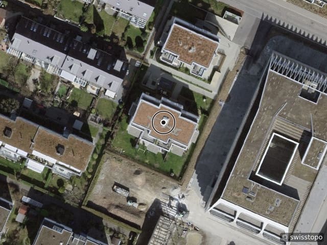 Luftbild der Lage – Tramstrasse 128, 8707 Uetikon am See