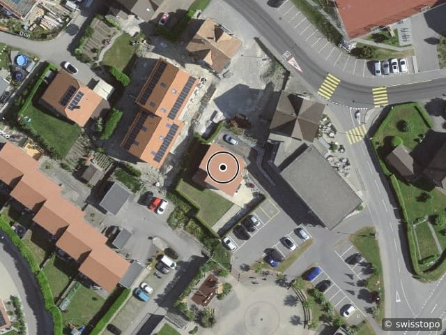 Luftbild Au Village 21, Arconciel