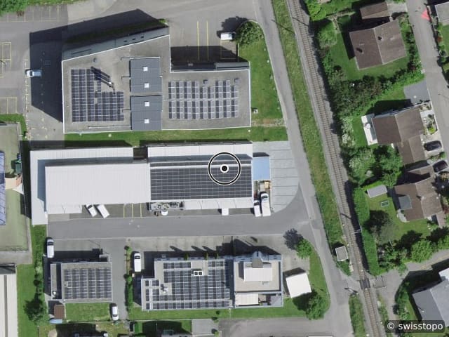 Luftbild Irisweg 16, Murten