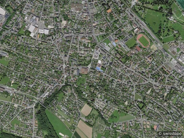 Luftbild der Lage – Kreuzlingen
