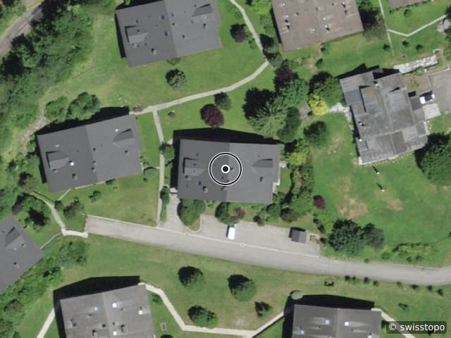 Luftbild der Lage – Route des Chenolettes 59, 1660 Château-d'Oex
