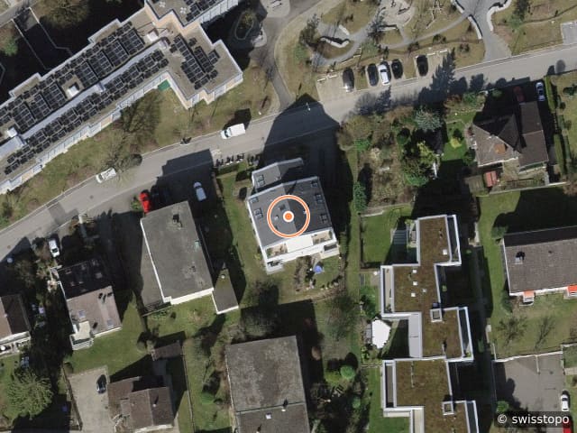 Luftbild Honigstrasse 51, Zürich
