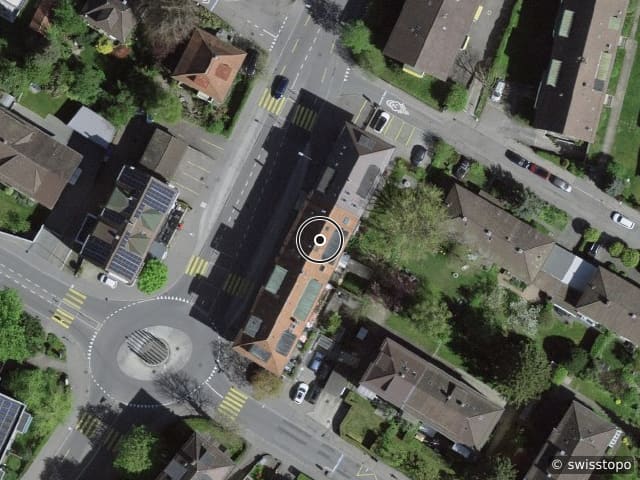 Luftbild der Lage – Schwarzenburgstrasse 123, 3097 Liebefeld