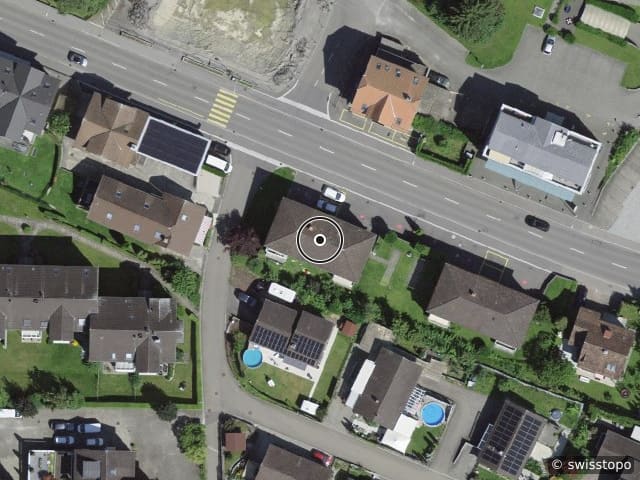 Luftbild der Lage – Romanshornerstrasse 17, 9000 St. Gallen
