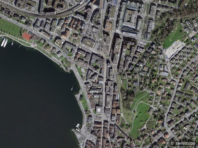 Luftbild Zug