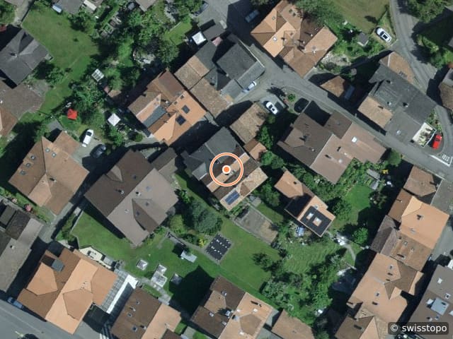 Luftbild Krummgasse 14, Brienz