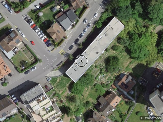 Luftbild der Lage – Rue des Terreaux 8, 1804 Corsier-sur-Vevey