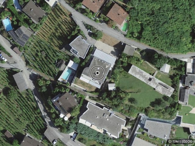 Luftbild Via Montecucco 58A, Gordola