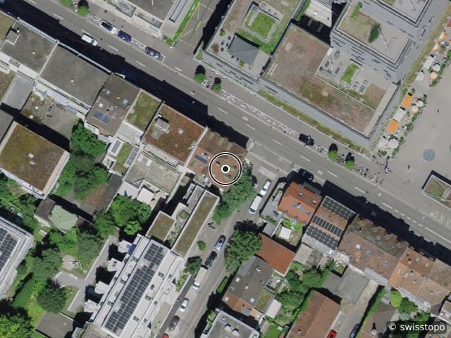 Luftbild Frobenstrasse 2, Basel
