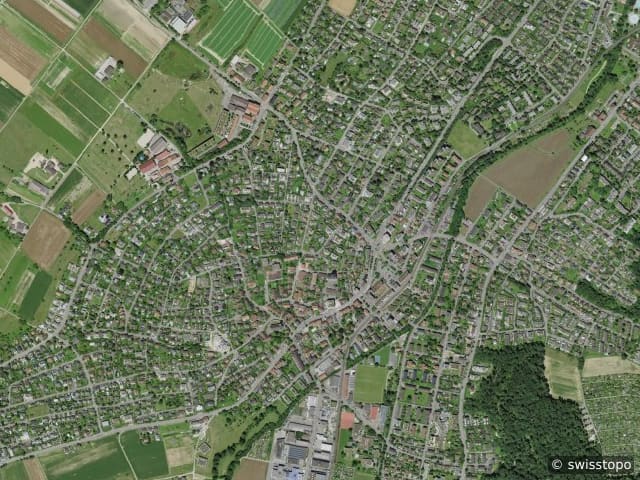 Vista aerea della posizione – 4104 Oberwil